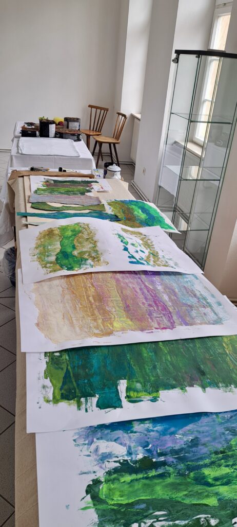 Kunst mit Verpackungsmüll