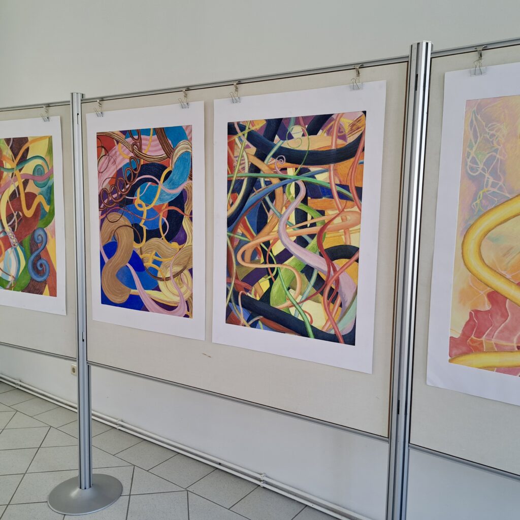 Ausstellung Bogenklänge Gabriele Fastus 2026 in Fußgönheim